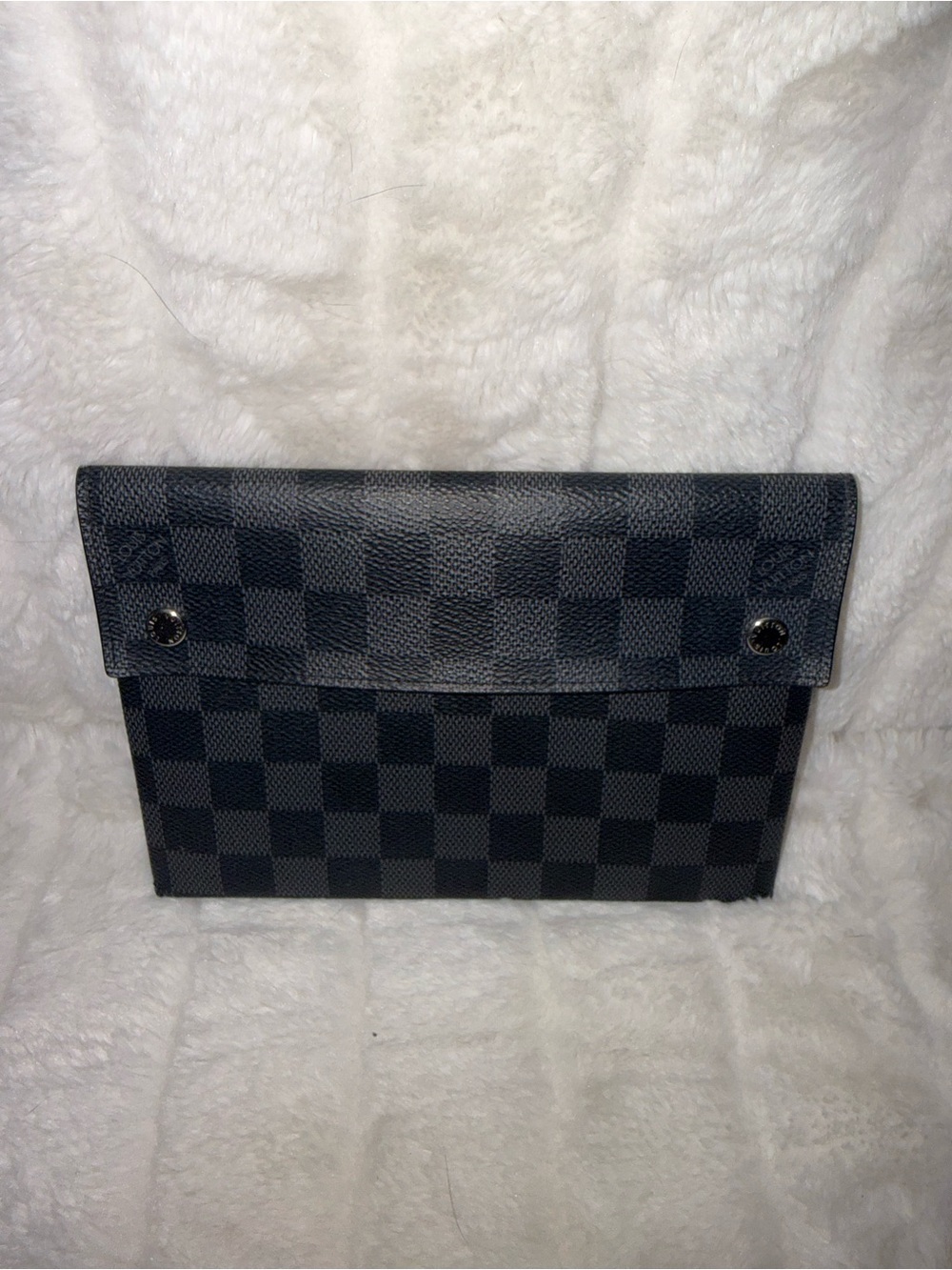 Louis Vuitton small pouch graphite print